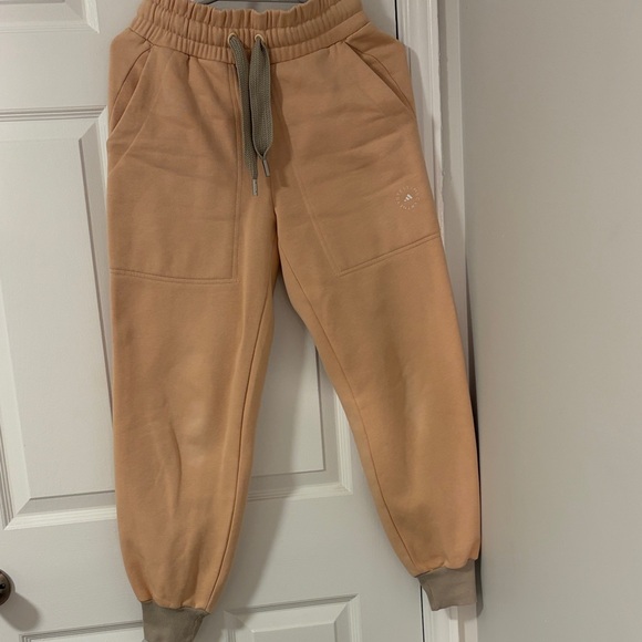 Adidas Stella McCartney Peach Sweatshirt (S) and Joggers (XS) Set - Picture 7 of 12